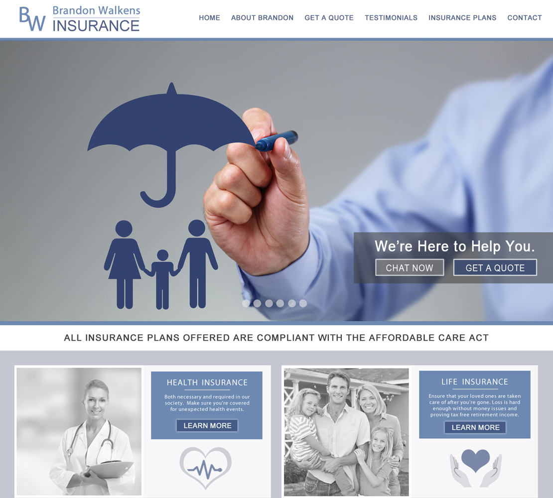 Insurance Agent Website Startling Designs